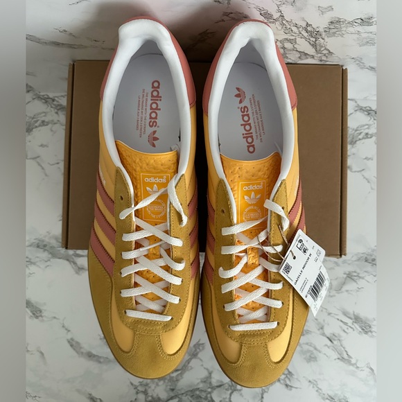 adidas Originals Gazelle Indoor Shoes Athletic IE2959 Women Sz 14/Men Sz 12.5 - Picture 4 of 8